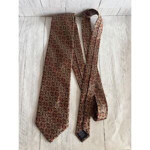 Platinum Designs Geometric Pattern Silk Men's Necktie